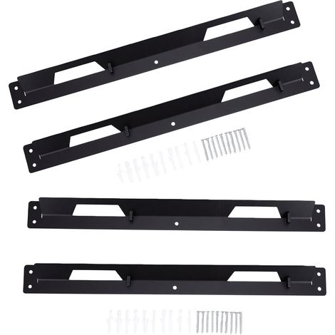 Support de montage en métal, 4 pièces, adapté à la boîte à outils Stacktech robuste, pieds pleine largeur (1/5)