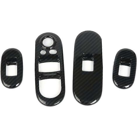 Auto-Fensterheber-Schalter-Steueraufkleber, Cober-Gehäuseschalen-Abdeckungsaufkleber für Mini Cooper S JCW F55 F56 (1/3)