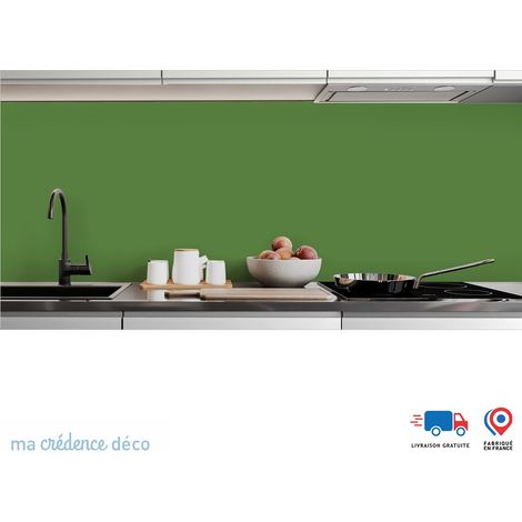 Crédence : Vert mai RAL 6017 - Alu composite - 60 - 120 (1/3)