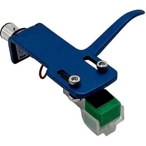 Coque de cellule universelle SH4 pour platine vinyle, pré-installée avec cellule magnétique AT-3600L et stylet, compatible avec les platines vinyles, stylet vert B (1/5)