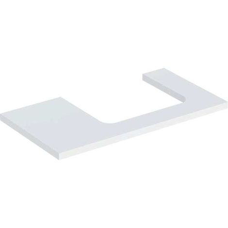 Placa de lavabo Geberit ONE, recortable a la derecha, 90x3x47 cm, (1/2)