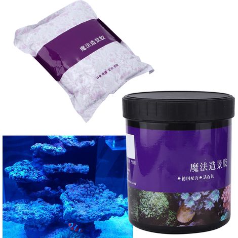 Colle Spéciale pour Roches Vivantes Aquarium Marin - Parfaite pour la Création de Paysages Aquatiques - Livrée avec Protection Renforcée-AUTRES (1/5)