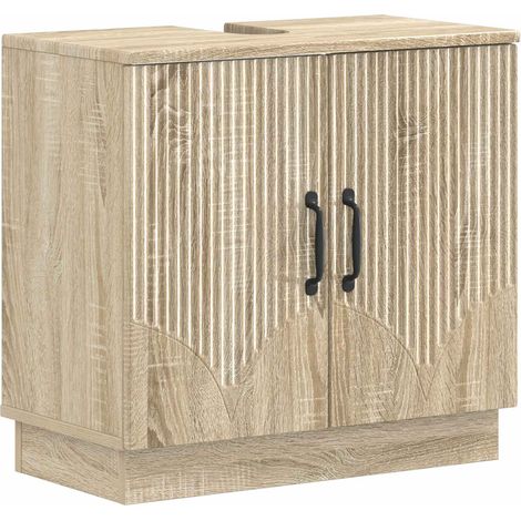 Bathroom Sink Cabinet HOORN Sonoma Oak 59.5 x 31.5x 56 cm vidaXL (1/5)