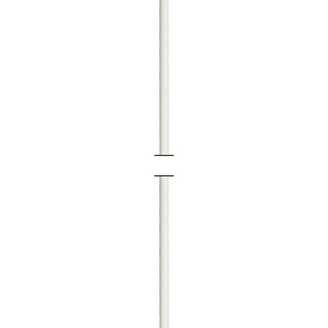 Asta manovella in acciaio laccato, H.900 x L.12 x P.12 mm AFBAT