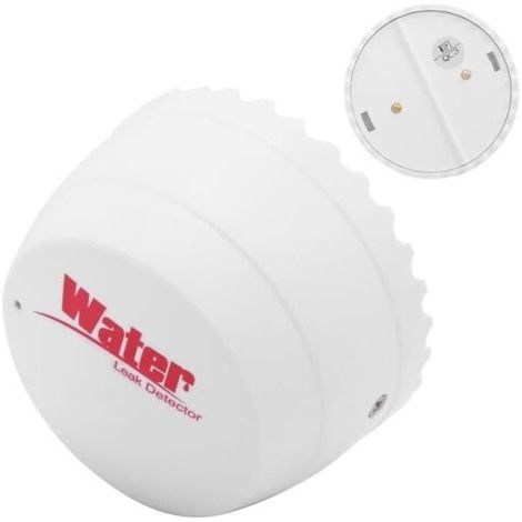 (Blanc) Détecteur de fuites d'eau Capteur de Niveau d'inondation, Alarme de Fuite d'eau Basse Tension, LED Rouge 3 V outillage kit (1/4)