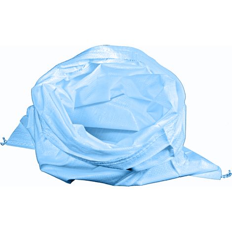 HaGa® Gewebesack 1 Stück in 55 x 85cm PP-Sack Getreidesack blau