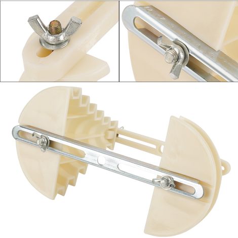 Moule à bobinage de fil monophasé 6 couches en plastique beige pour machine électrique (1/5)