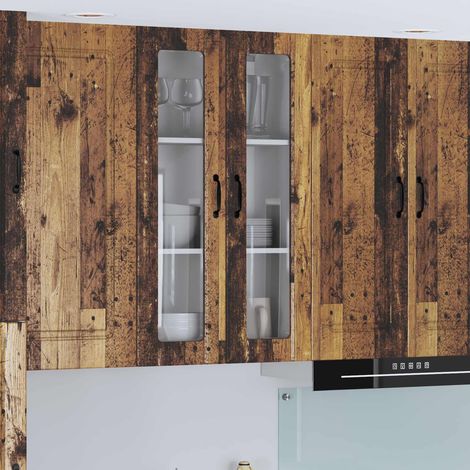 Küchenwandschrank Lucca Altholz 60 x 31 x 100 cm Holzwerkstoff