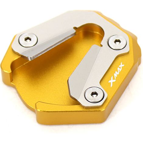 (Or) Compatible avec Yamaha XMAX300 XMAX 300 X-MAX300 X-MAX 300 CNC Béquille latérale, extension et support (modèles 2021, 2022 et 2023) maxpower (1/4)
