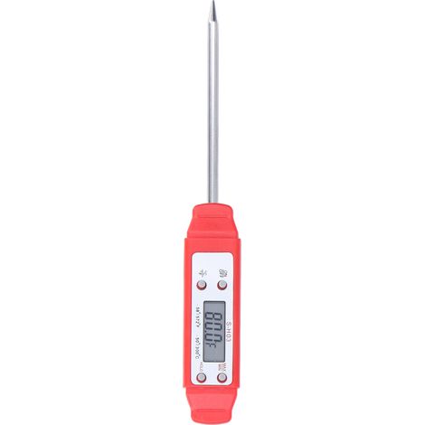 Digitales Lebensmittelthermometer im Stiftformat mit automatischer Kalibrierung, hochpräzises elektronisches Taschenthermometer, rot (1/5)