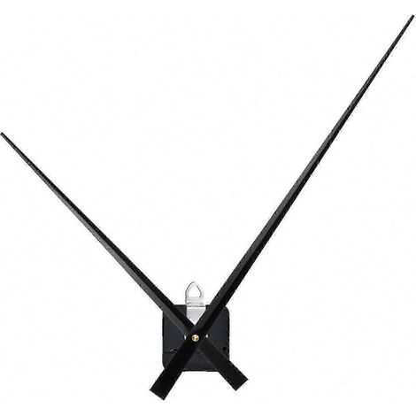 Mouvement d'horloge à couple élevé de 450 mm pour grandes horloges murales argent-noir (1/5)