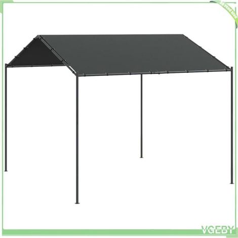 Tente à auvent - FAFEICY - 362450 - 3x3 m - Cadre acier thermolaqué - Toit polyester PA imperméable (1/5)
