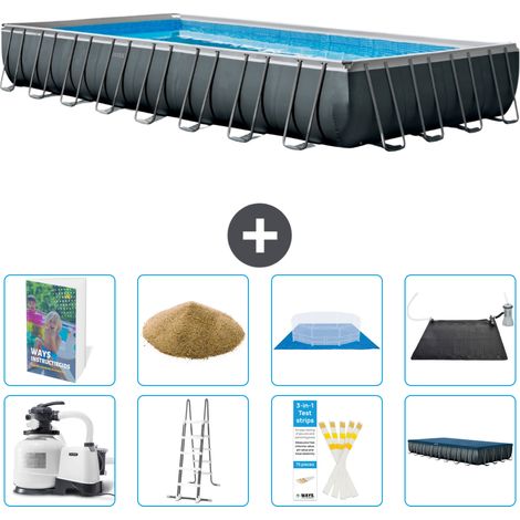 Intex Piscina Ultra XTR Rettangolare - 975x488x132 cm - 9-pezzi  S591