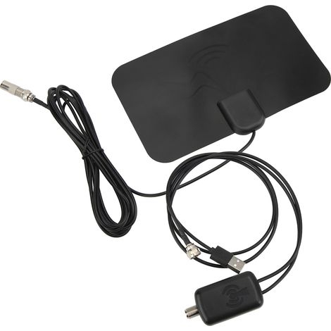 Hochleistungs-HD-Digital-TV-Antenne (25 dBi), maximale Reichweite 980 Meilen, Digitalreceiver mit integriertem Verstärker (1/5)