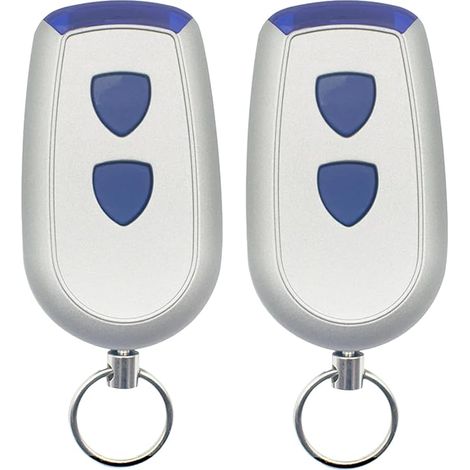 Telecomando per porta del garage a 2 tasti con controllo 433 MHz applicabile, compatibile con il telecomando Normstahl/Crowford EA433.