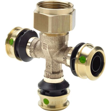 Viega Raxofix-Distribuidor, d 16mm, G 3/4, n 3 bronce de silicio modelo 5326.08, 645625