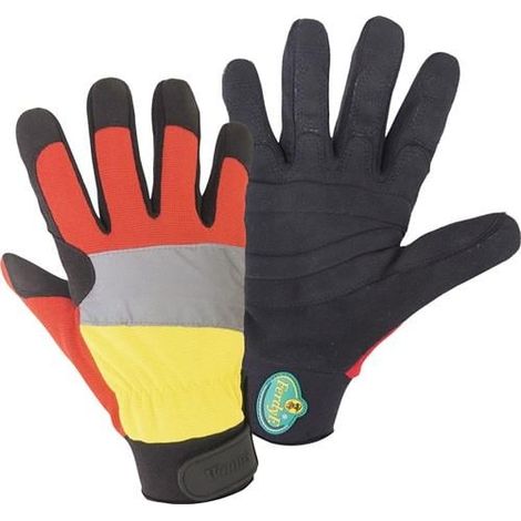 Guante  de  protección  forestal  WOODS  Mechanics  Talla  XL  negro/rojo/amarillo  EPI  III (1/3)