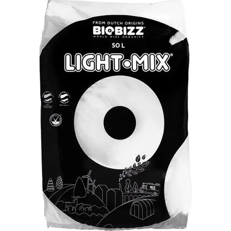 terreno biobizz light-mix leggero ritenzione umidità 50