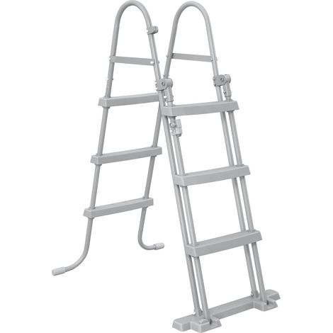 Echelle de sécurité 2 x 3 marches pour Piscine Hauteur 107 cm (1/5)