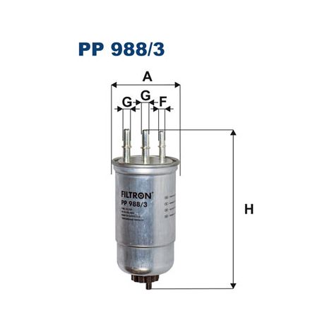 Kraftstofffilter PP988/3 Filtron