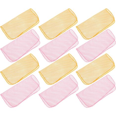 Lot de 12 Torchons Cuisine en Polyester Grosse Puissance de Décapage et Forte Capacité Détergente, pour Vaisselle et Bols Cuisine (1/5)