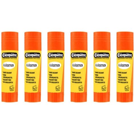 Lot de 6 bâtons de colle Cléostick - 21G - Cléopâtre