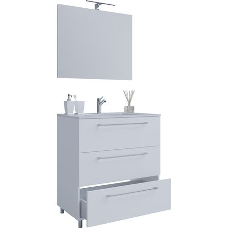 3 piezas de lavabo Badinos 3SC 143x60x46 - VCM