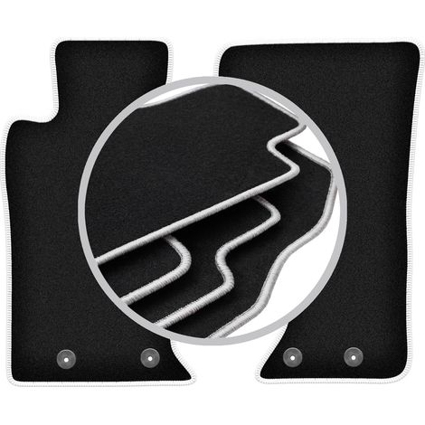 Tapis de sol Carlux argentés pour : Mazda MX-5 IV coupé, cabriolet (2014-) (1/5)