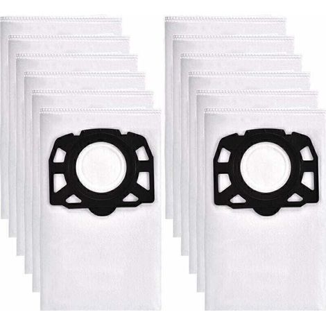 Leadaybetter 12 Sacs Aspirateur pour Karcher WD4 WD5 WD6 Premium, adapté pour Karcher MV4, MV5, MV6 aspirateur eau et poussière 2.863-006.0,,TRIMEC (1/5)