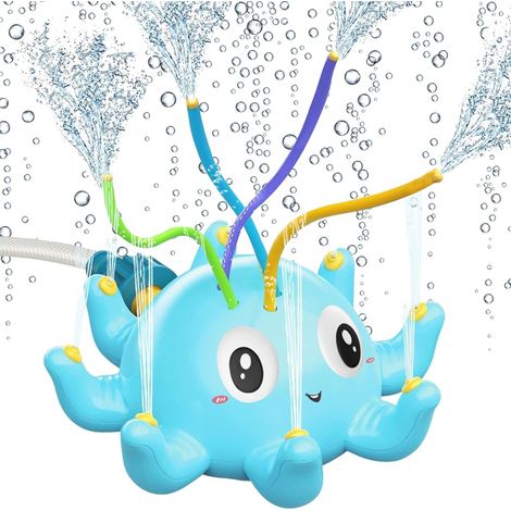 Jeux d'Eau Exterieur pour Enfants, Jouets Sprinkler, Jeu d'eau Sprinkler, Pieuvre Jouets d'arrosage Arroseurs, Jardin Pelouse Jeux Plein Air pour Enfants 3 4 5 6 7 8 Ans (1/5)