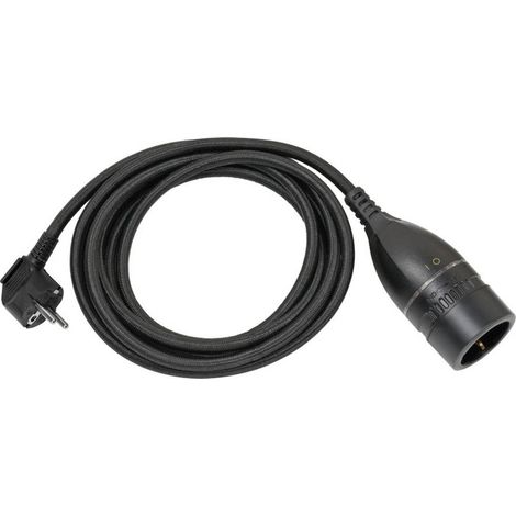 Brennenstuhl 1161830010 Alimentazione Prolunga Nero 3.00 m H05VV 3G 1,5 mm² (1/7)