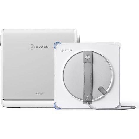 Ecovacs – Nettoyeur de vitres robot – Autonomie 110 min – Technologie WIN-SLAM 4.0 – Pulvérisation atomisée trois jets – Pour surfaces vitrées