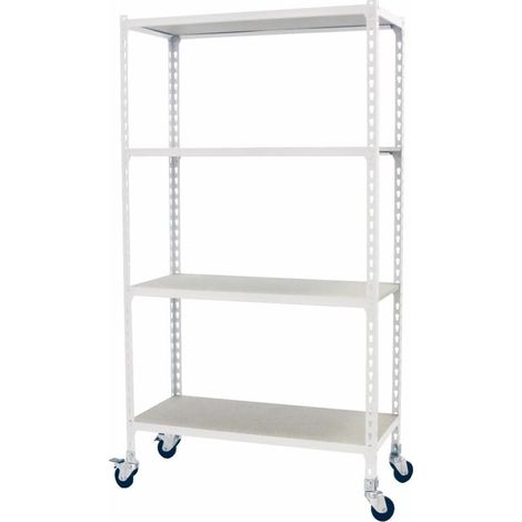 Estantería SIMONRACK Maderclick mobile superplus 4/500 1500 bco/mad (1/3)