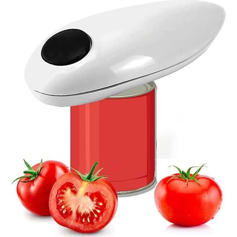 Ouvre-boîte électrique, One Touch, rotation automatique à 360°, ouvre-boîte avec fonction Start & Stop, convient pour la plupart des bouteilles (1/5)