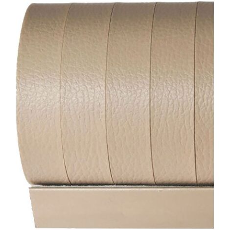 Rideau de porte en similicuir CURTINA4U Coloris - Beige, Hauteur (cm) - 230, Largeur (cm) - 100 (1/2)