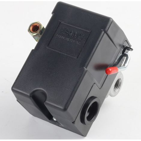 Pressostat de remplacement pour compresseur d'air LF10-4H, plage de pression de 95 à 125 psi, intensité nominale de 20 A, 4 ports