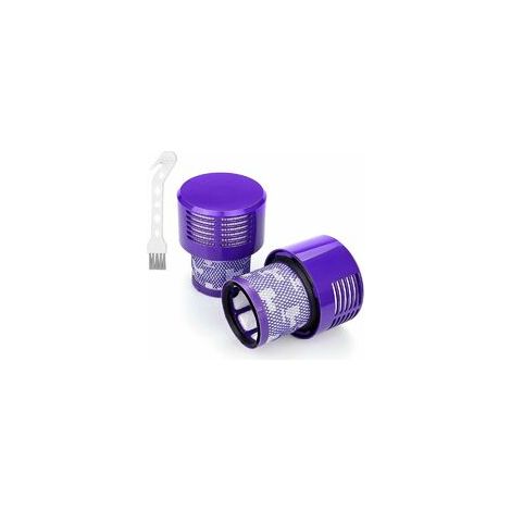 Lot de 2 filtres lavables pour l'aspirateur sans fil Dyson V10 SV12, compatibles avec les modèles V10 Cyclone Animal Absolute Total Clean, remplaçant DY-969082-01. (1/2)