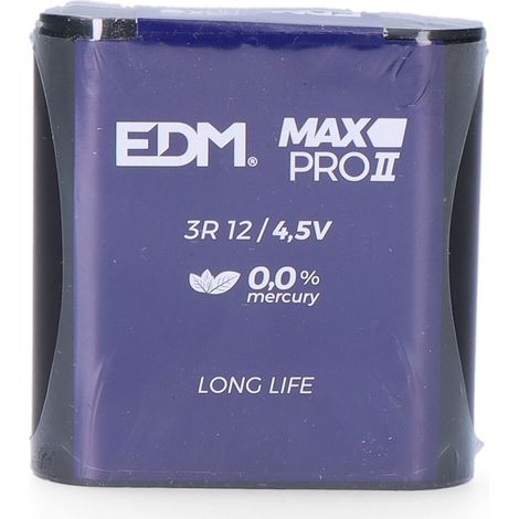 Pila edm long life petaca 3lr12 4,5v 62x22x67mm