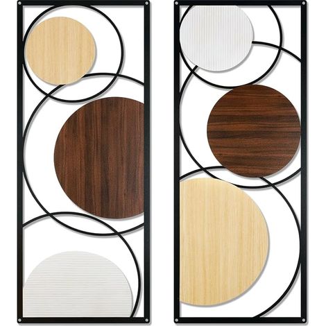 Metal Wall Decoration Wall Sculpture with Circles