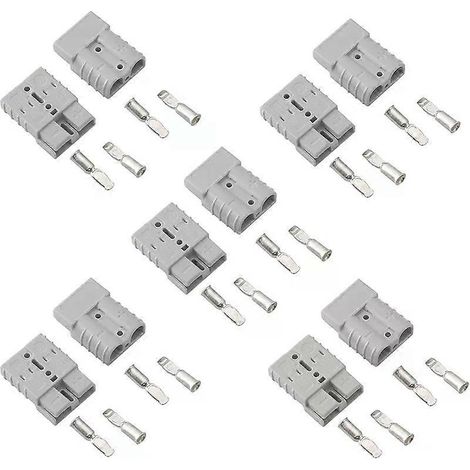 Für 10 Stück 50-A-Stromanschlussstecker, 50-A-Schnellkupplung, 600 V, 2 Paare (4 Stück) für 50-A-Batterieanschluss – JXLGV (1/4)