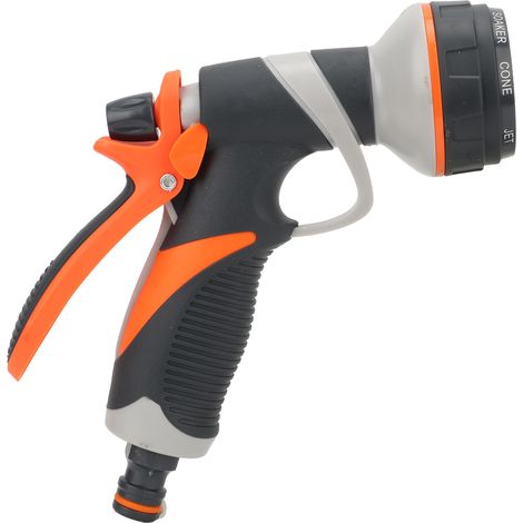 4 Stück Gartenschlauchdüse, Hochdruck-Wasserpistole mit G1/2-Adapter zum Bewässern von Pflanzen und Gemüse, zum Waschen von Autos und Tieren (1/5)