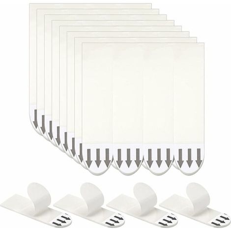 Bandes Adhésives Repositionnables - Pour Cadres Art et Décoration Murale - Sans Clous Ni Perforation - 10 Pièces