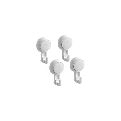Lot de 4 crochets à ventouse extra-forts, étanches, charge 5 kg – (1/5)
