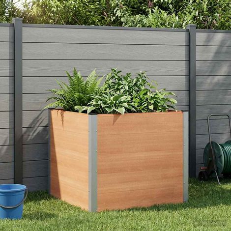 Teenpull – Hochbeet Braun 100 x 100 x 91 cm (1/5)