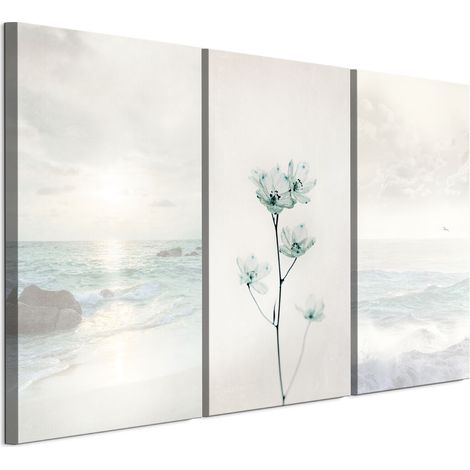 Triptychon auf italienischer Leinwand, 90 x 60 cm – Natur Triptychon auf italienischer Leinwand, 120 x 80 cm – Natur (1/5)
