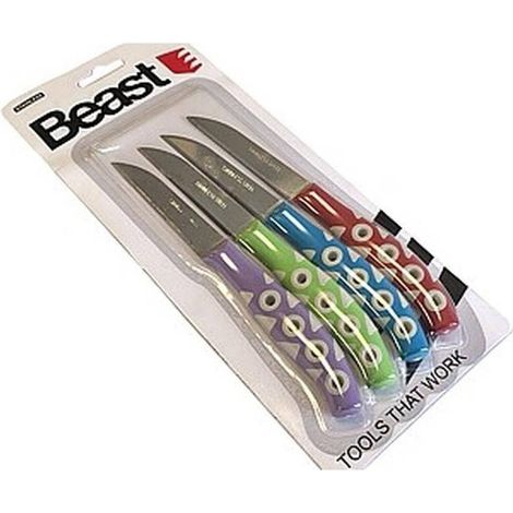 Couteau Color Design 4x Acier Inoxydable - Beast (1/4)