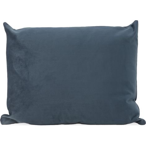 Cojin 50X40 Terciopelo Azul