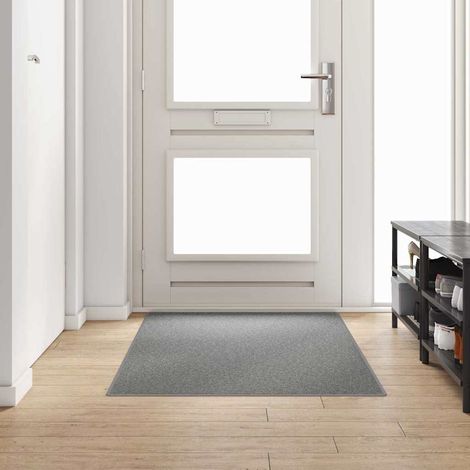 vidaXL  Carpet Runner  Light Grey 100 x 200 cm 100% Polypropylene