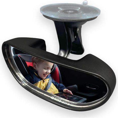 Rétroviseur intérieur de voiture, rétroviseur à ventouse, grand angle, universel, panoramique, rétroviseur supplémentaire pour moniteur d'auto-école, rétroviseur bébé, rétroviseur d'angle mort
