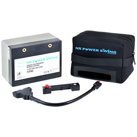 NX - Batterie Lithium Fer Phosphate Golf NX Power Swing UN38.3 12V 22Ah (1/3)